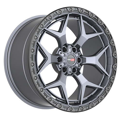 Vortek Offroad Titan VRT-603 Matte Titanium W/ Black Bead Ring - Part Number 603221257-44MTB Vortek Offroad Titan VRT-603 Matte Titanium W/ Black Bead Ring Photo