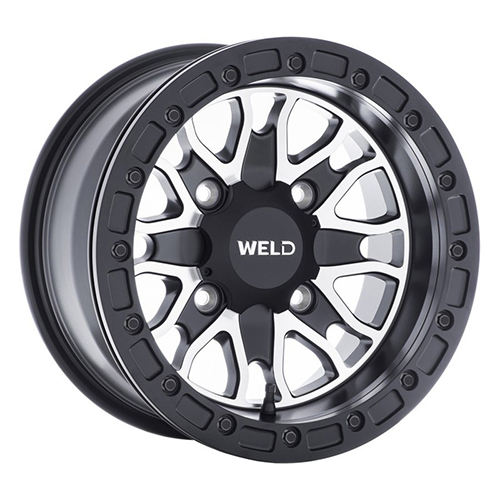 Weld UTV Raptor U501 Satin Black Milled - Part Number U501B8042400 Weld UTV Raptor U501 Satin Black Milled Photo