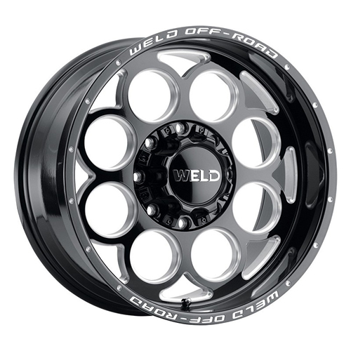 Weld Off-Road Redondo Gloss Black Milled - Part Number W11300018600 Weld Off-Road Redondo Gloss Black Milled Photo