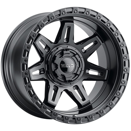 Weld Off-Road Stellar W141 Satin Black - Part Number W14102098475 Weld Off-Road Stellar W141 Satin Black Photo