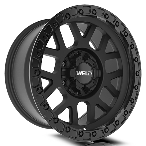Weld Off-Road Cinch W104 Satin Black - Part Number W10409018575 Weld Off-Road Cinch W104 Satin Black Photo
