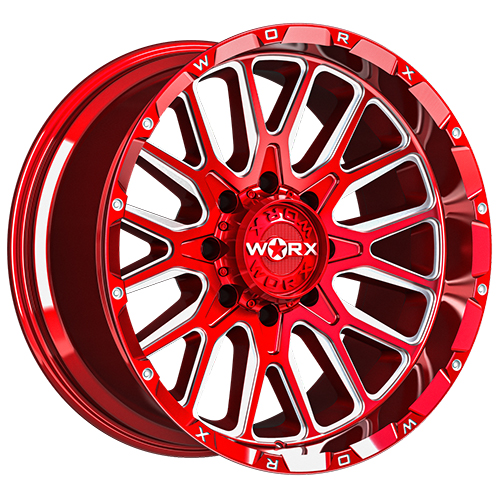 Worx 818RM Gloss Candy Red W/ Milled Accents - Part Number 818RM-2226844 Worx 818RM Gloss Candy Red W/ Milled Accents Photo