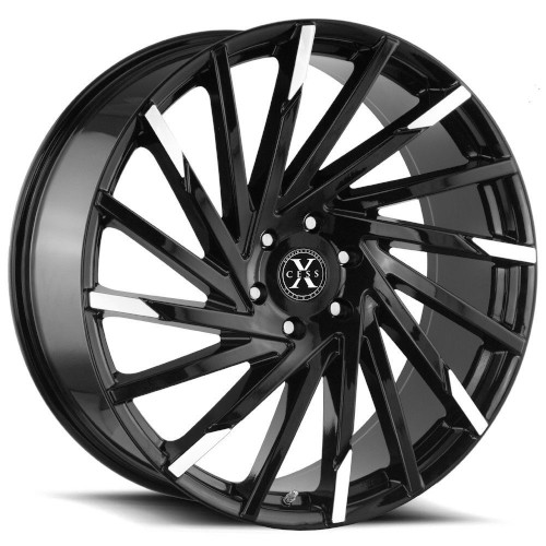 Xcess X02 Gloss Black W/ Machined Tips - Part Number X02263924GBMT Xcess X02 Gloss Black W/ Machined Tips Photo