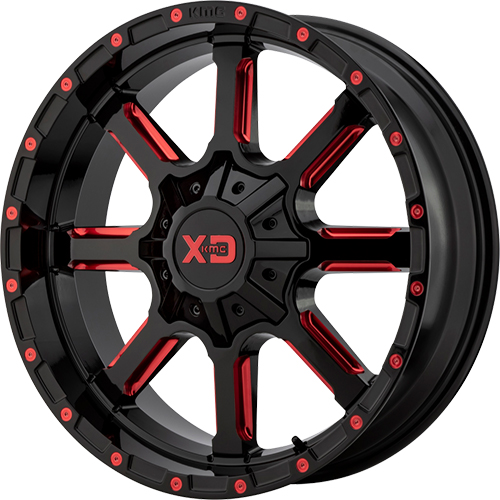 XD Series XD838 Mammoth Black W/ Red Accents - Part Number XD83822087918N XD Series XD838 Mammoth Black W/ Red Accents Photo