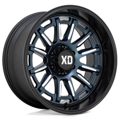 XD Series XD865 Phoenix Metallic Blue Milled W/ Black Lip - Part Number XD865290689A18 XD Series XD865 Phoenix Metallic Blue Milled W/ Black Lip Photo