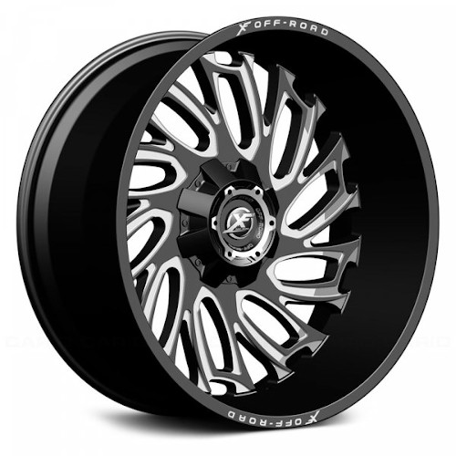 XF Offroad XF-207 Gloss Black Milled - Part Number XF-207241451271397-76GBML XF Offroad XF-207 Gloss Black Milled Photo