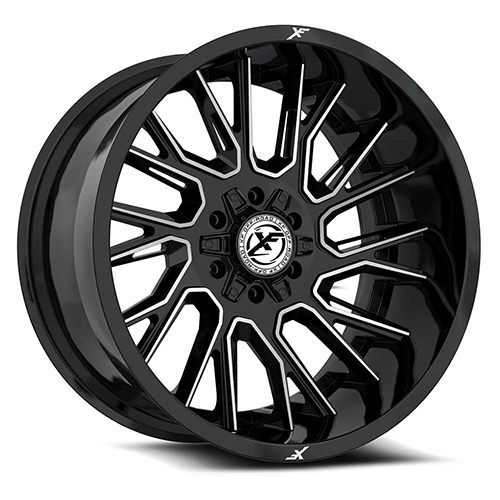 XF Offroad XF-230 Gloss Black W/ Machined Accents - Part Number XF-23017904312BM XF Offroad XF-230 Gloss Black W/ Machined Accents Photo