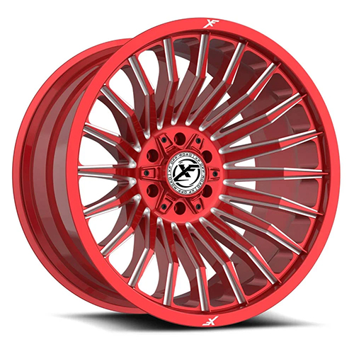 XF Offroad XF-231 Anodized Red Milled W/ Red Milled Logo - Part Number XF-231241261351397-44ARML XF Offroad XF-231 Anodized Red Milled W/ Red Milled Logo Photo