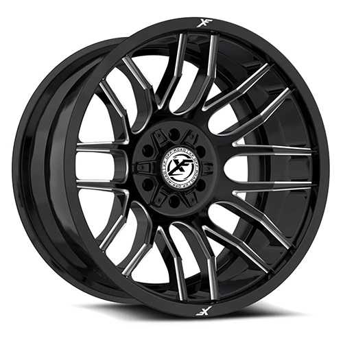 XF Offroad XF-232 Gloss Black Milled - Part Number XF-232201061351397-24GBML XF Offroad XF-232 Gloss Black Milled Photo