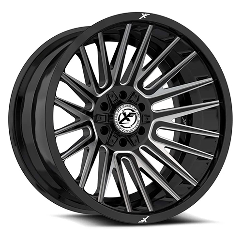 XF Offroad XF-234 Gloss Black Milled - Part Number XF-234241251271397-44GBML XF Offroad XF-234 Gloss Black Milled Photo