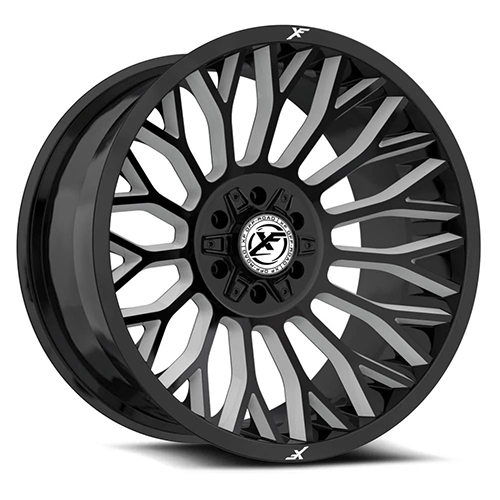 XF Offroad XF-237 Gloss Black Milled - Part Number XF-237221251271397-44GBML XF Offroad XF-237 Gloss Black Milled Photo