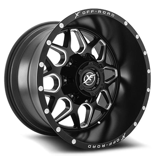 XF Offroad XF-202 Matte Black Milled Window - Part Number XF-202221051397150-24MBM XF Offroad XF-202 Matte Black Milled Window Photo