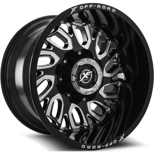 XF Offroad XF-207 Black Milled Window - Part Number XF-207201061351397-12BM XF Offroad XF-207 Black Milled Window Photo