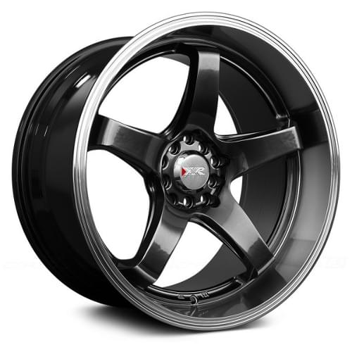 XXR 555 Chromium Black W/ Machined Lip - Part Number 555881051 XXR 555 Chromium Black W/ Machined Lip Photo