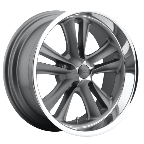 Foose Knuckle F099 Gray W/ Diamond Cut Lip - Part Number F09917706140 Foose Knuckle F099 Gray W/ Diamond Cut Lip Photo