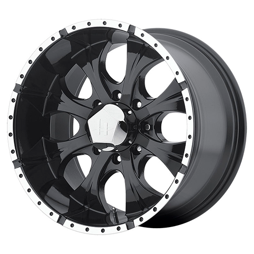 Helo Maxx HE791 Gloss Black W/ Machined Lip - Part Number HE7917960312AA Helo Maxx HE791 Gloss Black W/ Machined Lip Photo