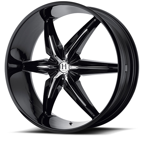Helo HE866 Gloss Black W/ Chrome Accents - Part Number HE86622967310 Helo HE866 Gloss Black W/ Chrome Accents Photo