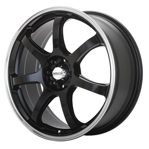Maxxim Knight 11 Gloss Black W/ Machined Lip - Part Number 11B-KN87D08455 Maxxim Knight 11 Gloss Black W/ Machined Lip Photo