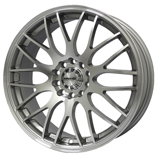 Maxxim Maze 38 Silver W/ Machined Face - Part Number 38S-MZ87D0445M Maxxim Maze 38 Silver W/ Machined Face Photo