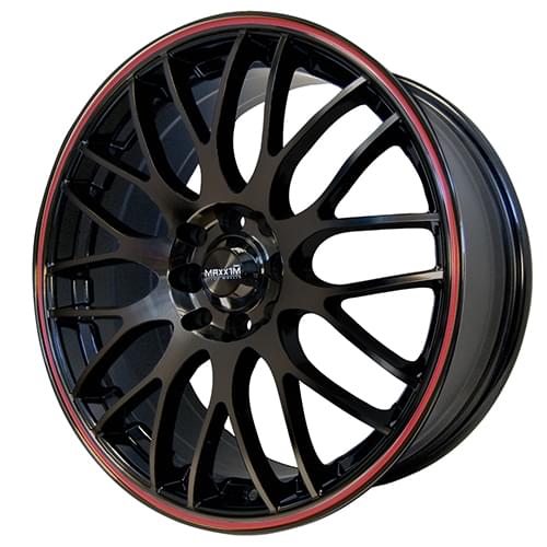 Maxxim Maze 42 Gloss Black W/ Red Racing Stripe - Part Number 42B-MZ87D04455 Maxxim Maze 42 Gloss Black W/ Red Racing Stripe Photo