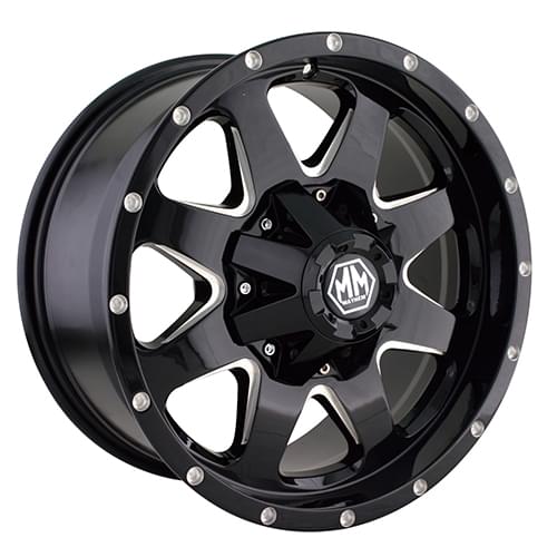 Mayhem Tank 8040 Black W/ Machined Spokes - Part Number 8040-7956B18 Mayhem Tank 8040 Black W/ Machined Spokes Photo