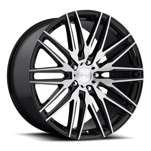 Niche Anzio M165 Gloss Black W/ Machined Face - Part Number M165209065+35 Niche Anzio M165 Gloss Black W/ Machined Face Photo