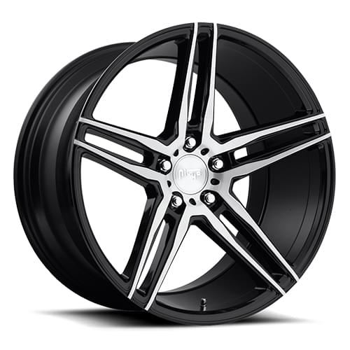 Niche Turin M169 Gloss Black W/ Machined Face - Part Number M169188065+40 Niche Turin M169 Gloss Black W/ Machined Face Photo