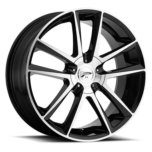 Platinum Gemini 436 Gloss Black W/ Diamond Cut - Part Number 436-6701U+40 Platinum Gemini 436 Gloss Black W/ Diamond Cut Photo