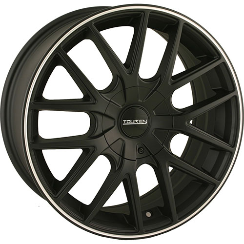 Touren TR60 3260 Matte Black W/ Machined Ring - Part Number 3260-6711MB Touren TR60 3260 Matte Black W/ Machined Ring Photo