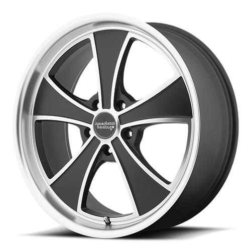 American Racing Mach 5 VN807 Satin Black Machined - Part Number VN80721012745 American Racing Mach 5 VN807 Satin Black Machined Photo